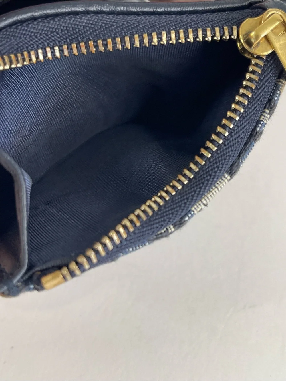 Christian Dior Saddle Wallet With Dust Bag